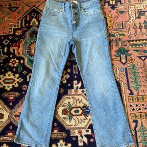 Madewell Cali Demi Boot with Button Fly